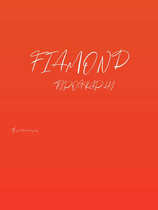 Fiamond Poster