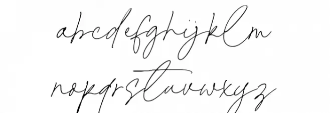 Fiance Rosalie फ़ॉन्ट लोअरकेस