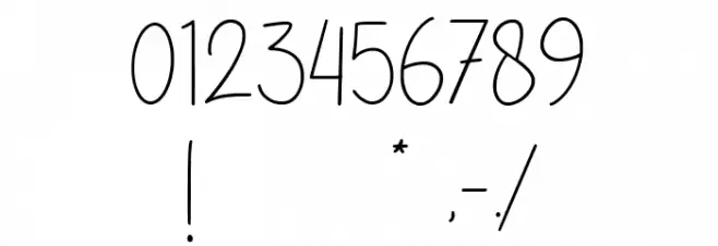 Fiandata Marlyne Font OTHER CHARS