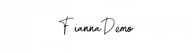 Fianna Demo  Frei Schriftart Herunterladen