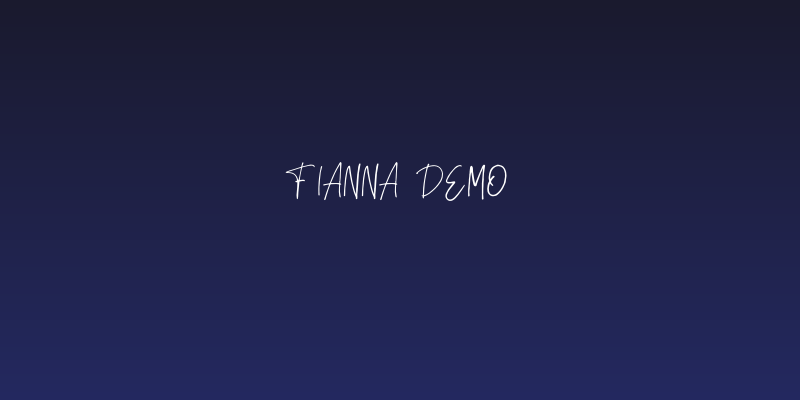 Fianna Demo Social Header
