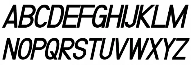 Fibel Nord Bold Italic फ़ॉन्ट अपरकेस