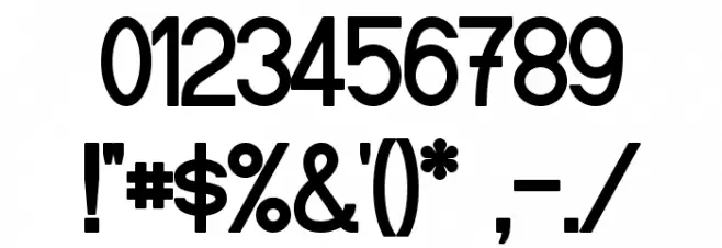 Fibel Nord Bold Font OTHER CHARS