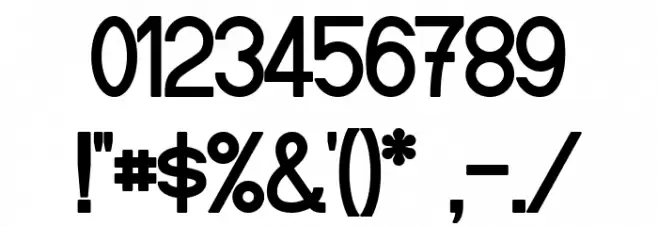 Fibel Nord Bold Font OTHER CHARS