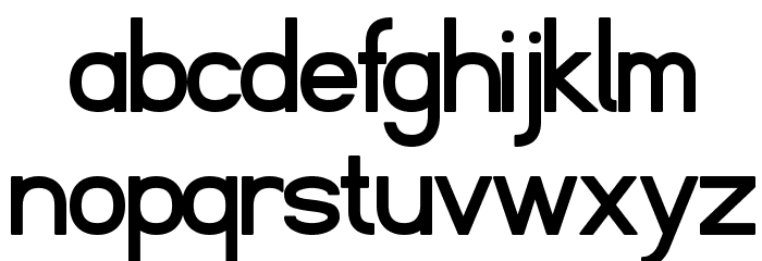 Fibel Nord Bold Font LOWERCASE