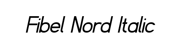 Fibel Nord Italic Font