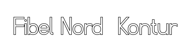Fibel Nord Kontur Font