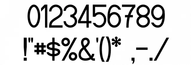 Fibel Nord Font OTHER CHARS