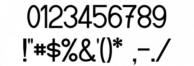 Fibel Nord Font OTHER CHARS