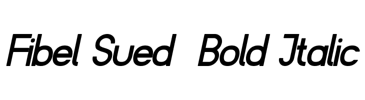 Fibel Sued Bold Italic Font