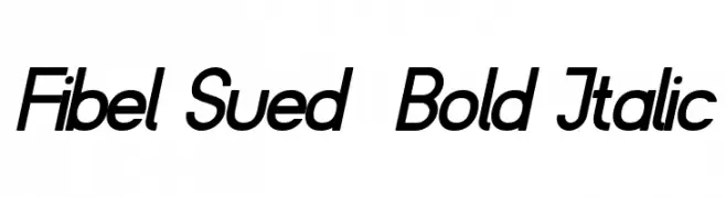 Fibel Sued  Bold Italic  免费字体下载