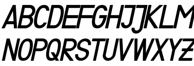 Fibel Sued  Bold Italic Шрифта ВЕРХНИЙ