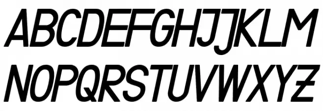 Fibel Sued  Bold Italic フォント 大文字