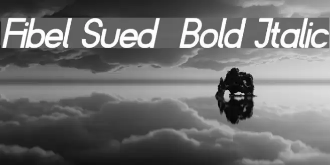 Fibel Sued  Bold Italic Font examples