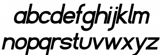 Fibel Sued  Bold Italic Fuentes MINÚSCULAS