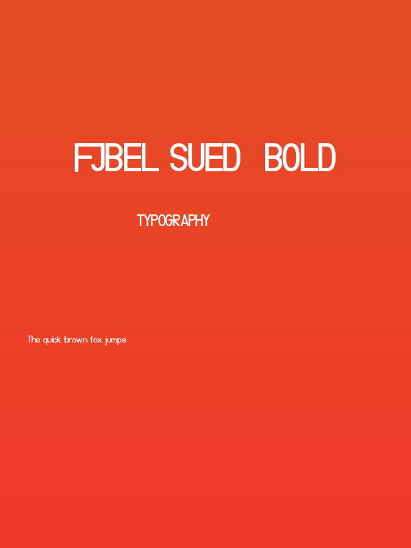 Fibel Sued  Bold Poster