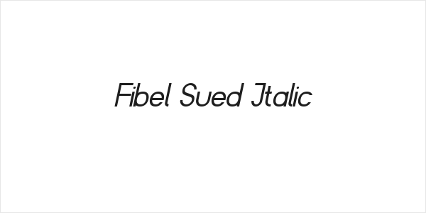 Fibel Sued Italic Logo