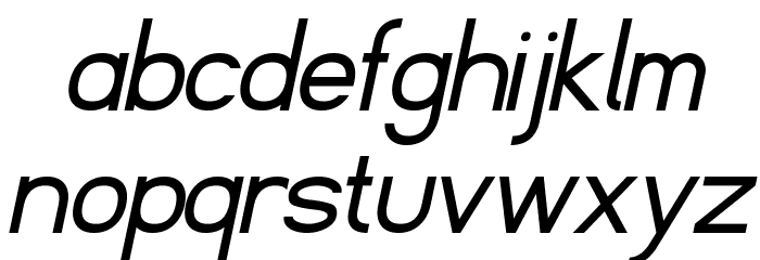 Fibel Sued Italic Font LOWERCASE