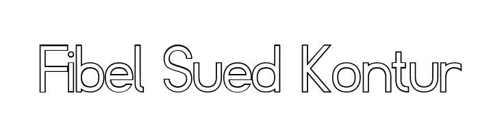 Fibel Sued Kontur  नि: शुल्क फ़ॉन्ट्स डाउनलोड
