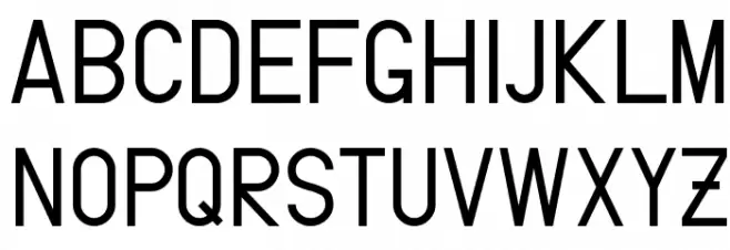 Fibel Vienna フォント 大文字