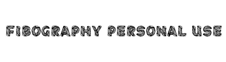 Fibography Personal Use Font