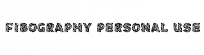 Fibography Personal Use  フリーフォントのダウンロード