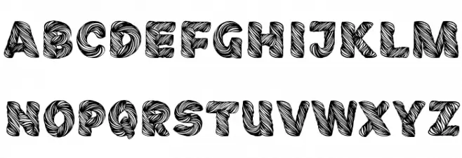 Fibography Personal Use Шрифта ВЕРХНИЙ
