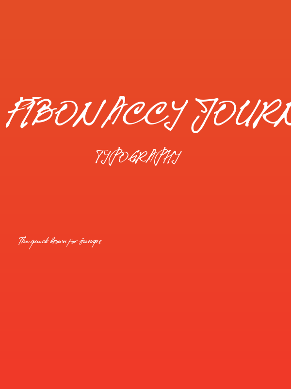 Fibonaccy Journey Poster