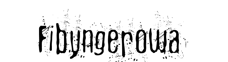 Fibyngerowa  Скачать бесплатные шрифты