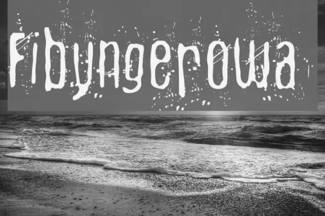 Fibyngerowa Font examples