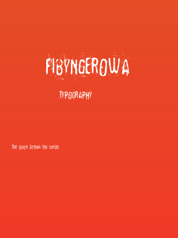 Fibyngerowa Poster