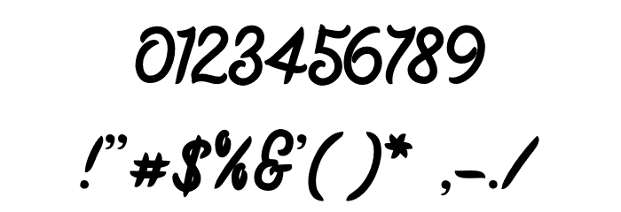 Ficked Font OTHER CHARS