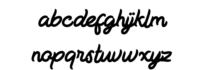 Ficked Font LOWERCASE
