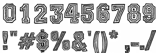 Ficticcia College Font OTHER CHARS