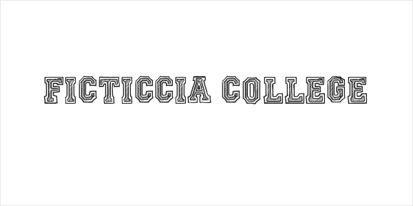 Ficticcia College Logo