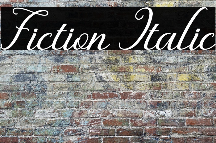 Fiction Italic Example 1