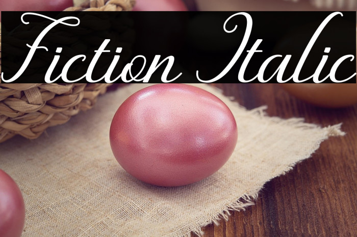 Fiction Italic Example 3