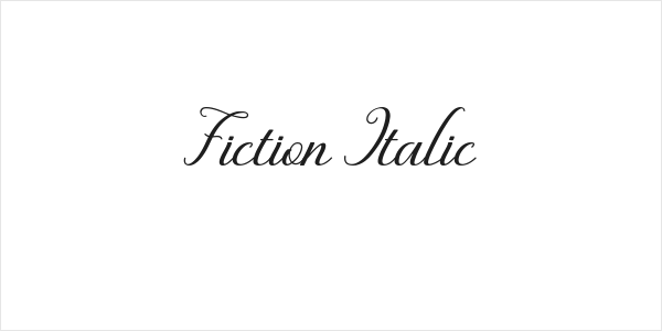 Fiction Italic Logo