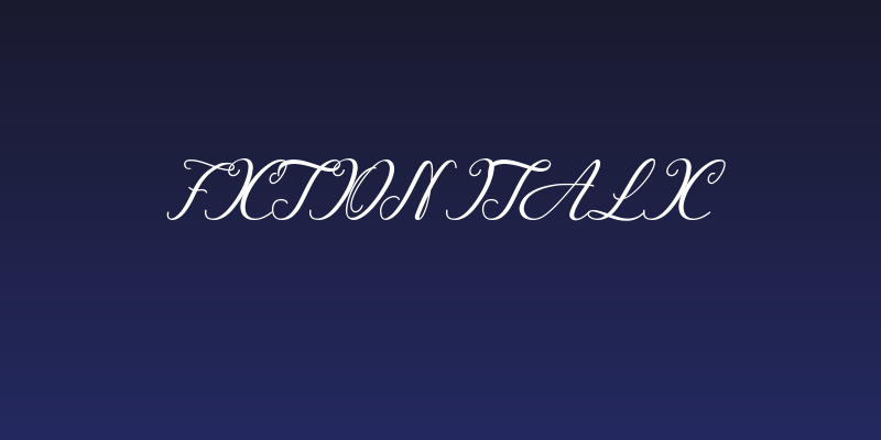 Fiction Italic Social Header