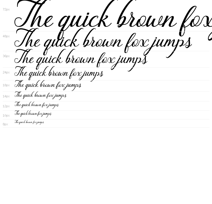 Fiction Italic Waterfall