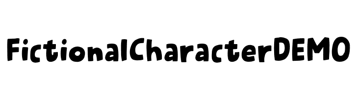 Fictional Character DEMO  les polices de caractères gratuit tlcharger
