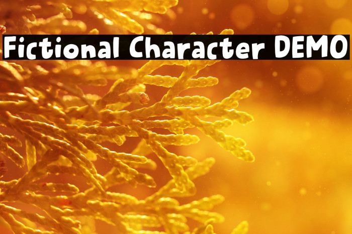 Fictional Character DEMO Example 2