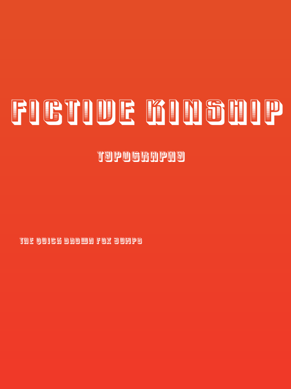 Fictive Kinship Regular Poster