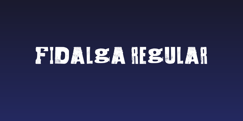 Fidalga Regular Social Header