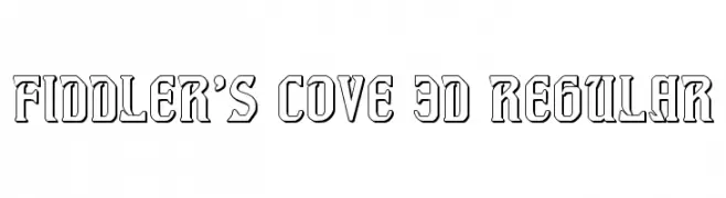 Fiddler's Cove 3D Regular  Fuentes Gratis Descargar