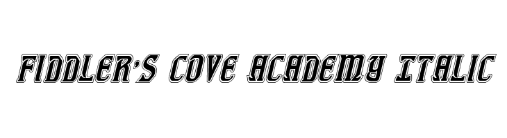 Fiddler's Cove Academy Italic Font