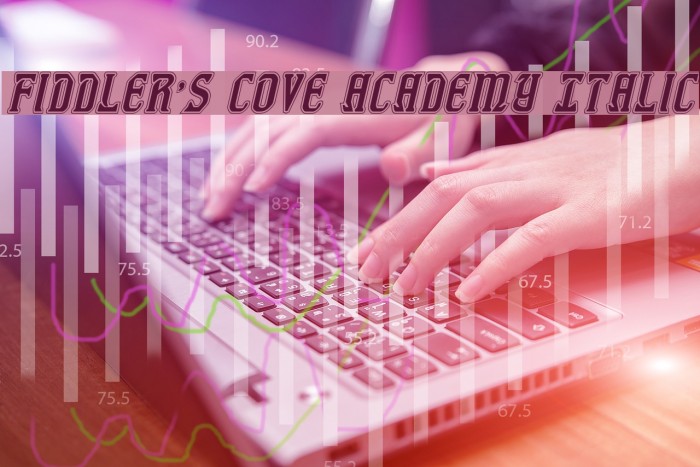 Fiddler's Cove Academy Italic Font examples