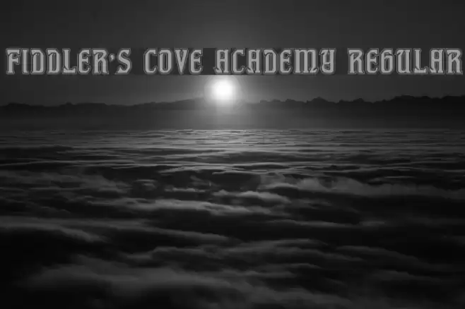 Fiddler's Cove Academy Regular Font examples