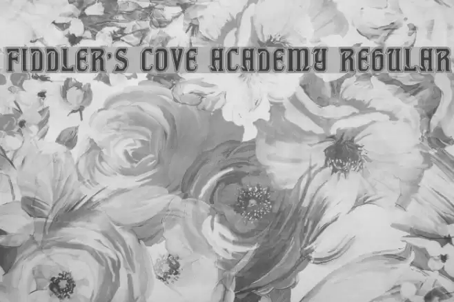 Fiddler's Cove Academy Regular Font examples