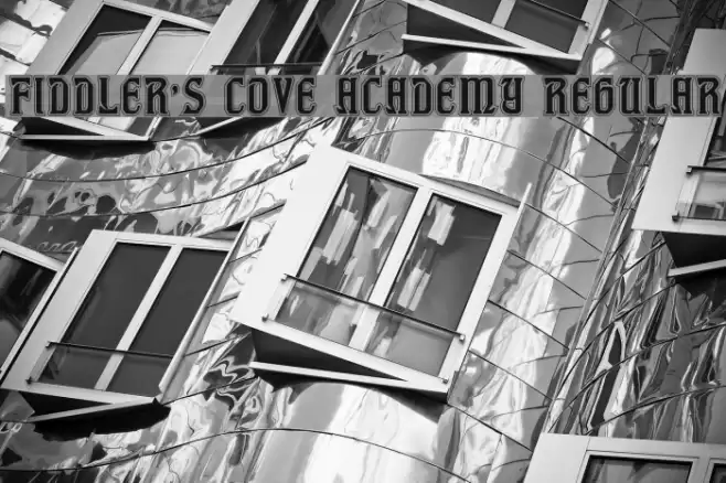 Fiddler's Cove Academy Regular Font examples